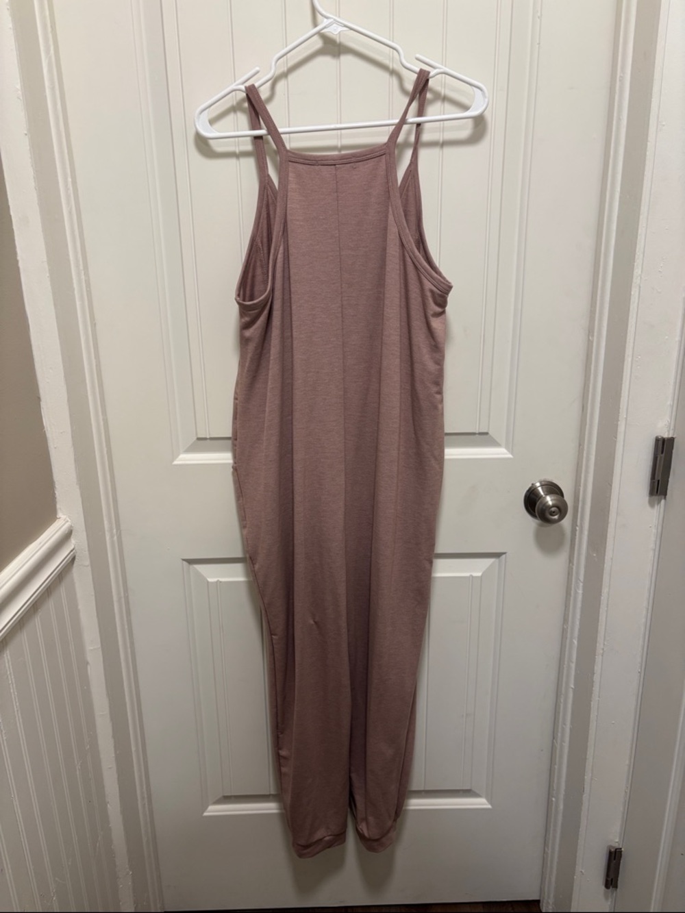Sincerely Jules Dusty Rose Tank Jumpsuit - Picture 2 of 3